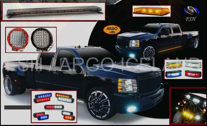 LED LJÓS Á BÍLA OG VINNUVÉLAR 