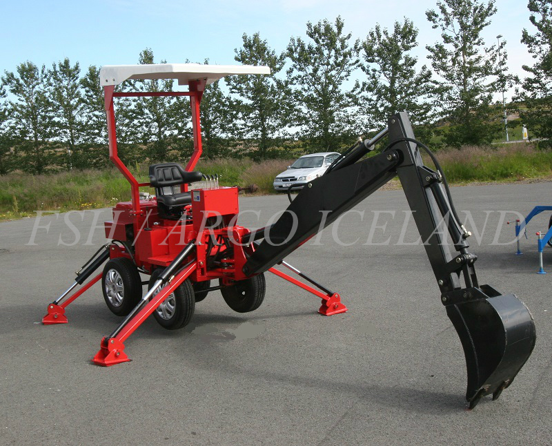  4 - HJÓLA SMÁGRAFA 750Kg 