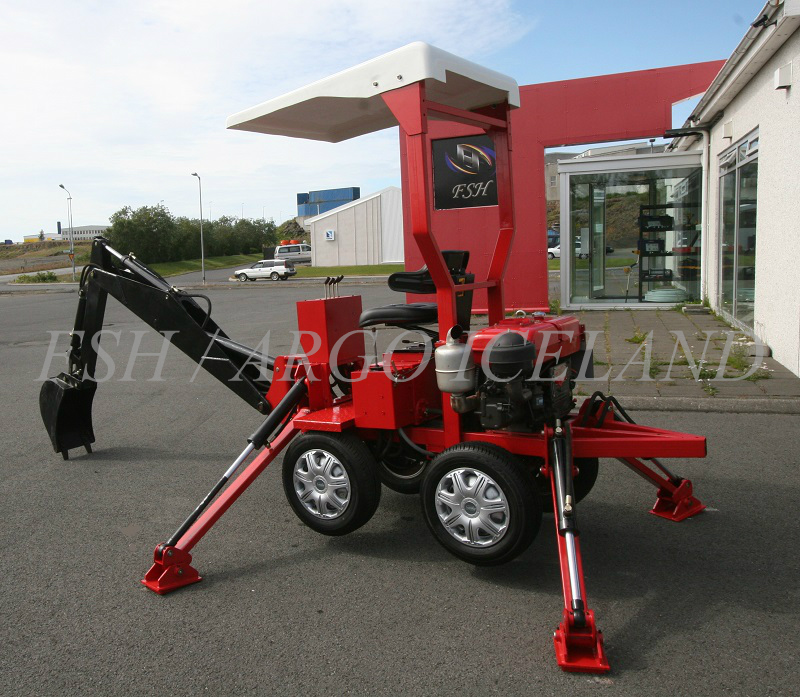  4 - HJÓLA SMÁGRAFA 750Kg 